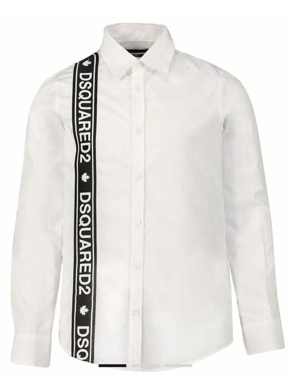 Dsquared2 white button down logo shirt 10 years designer luxury fair condition